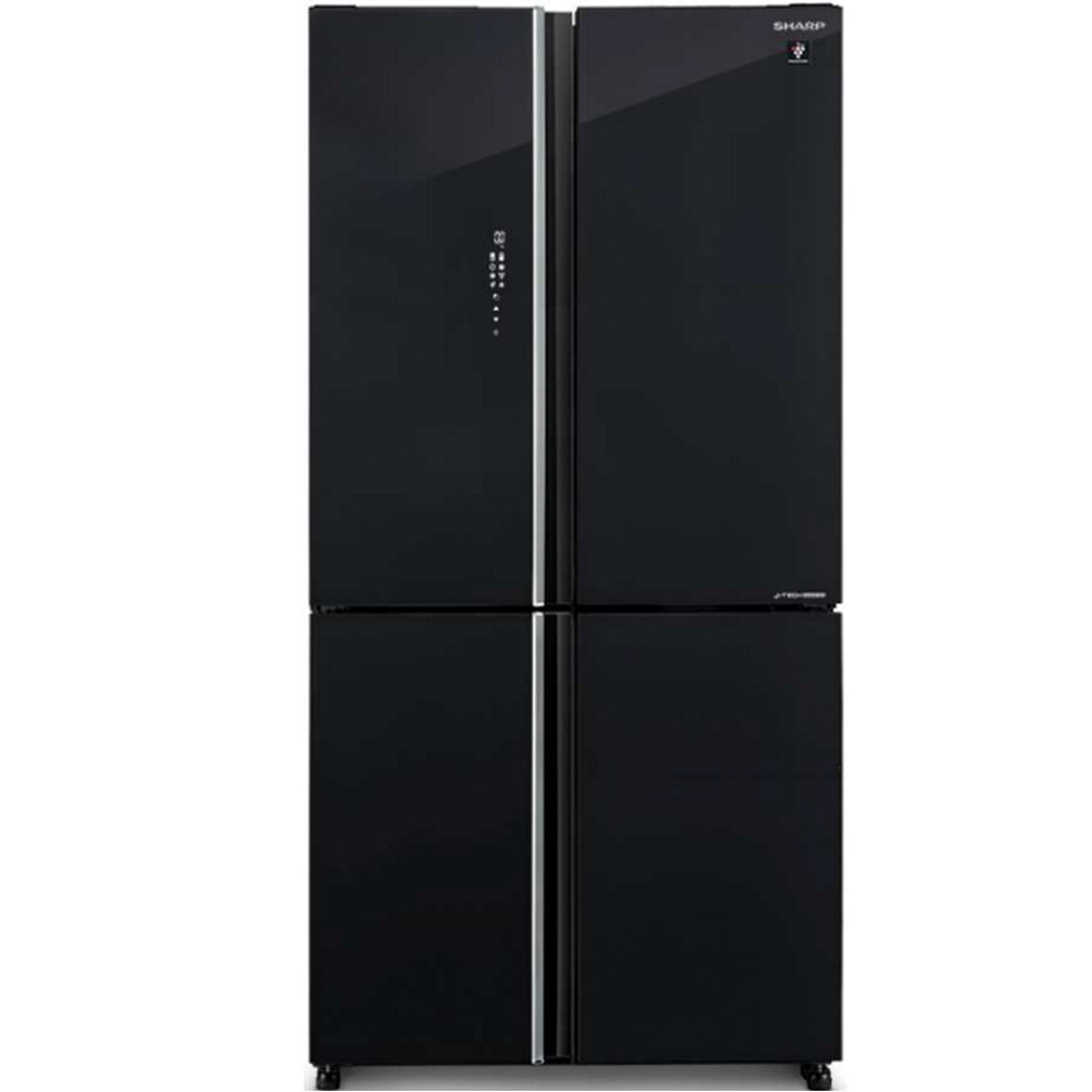 מקרר 4 דלתות Sharp SJ-8960BK זכוכית שחור -חדש!!!