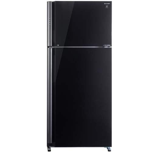 מקרר 588 ליטר מקפיא עליון דגם SHARP SJ-5878BK שארפ זכוכית שחורה יבואן רישמי !!!