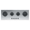 כיריים גז 110 ס”מ 4 להבות Barazza סדרת MOOD נירוסטה דגם 1PMD104