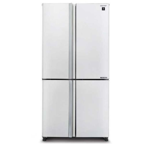 מקרר 4 דלתות  Sharp SJ-8960WH זכוכית לבנה - חדש!!!