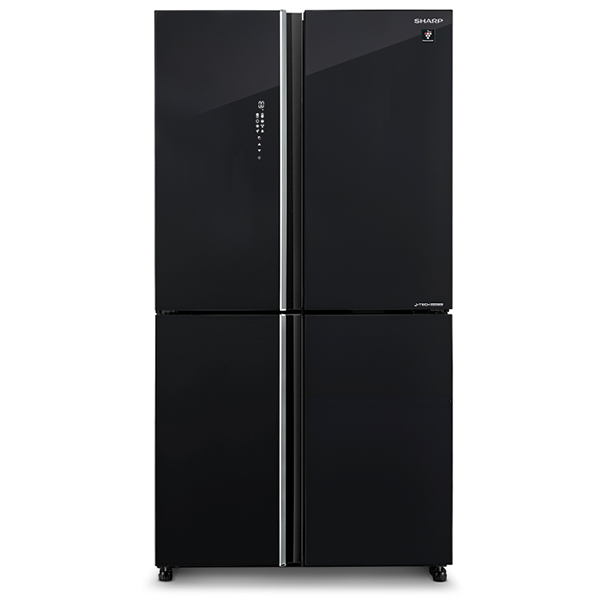 מקרר 4 דלתות 608 ליטר Sharp SJ9160 SL נירוסטה מושחרת