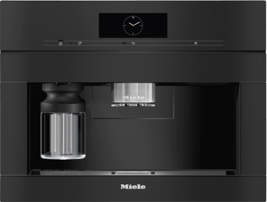 מכונת קפה אינטגרלית 45 ס”מ מבית MIELE מילה דגם CVA7845 BLACK גימור שחור