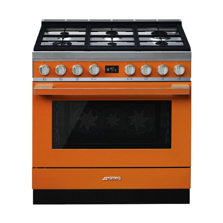 תנור משולב כיריים Smeg CPF9GPOR