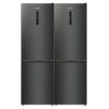 מקרר 4 דלתות גורנייה GORENJE רוחב 1.20 סמ קו אפס NRK619EABXL4 במלאי !!!