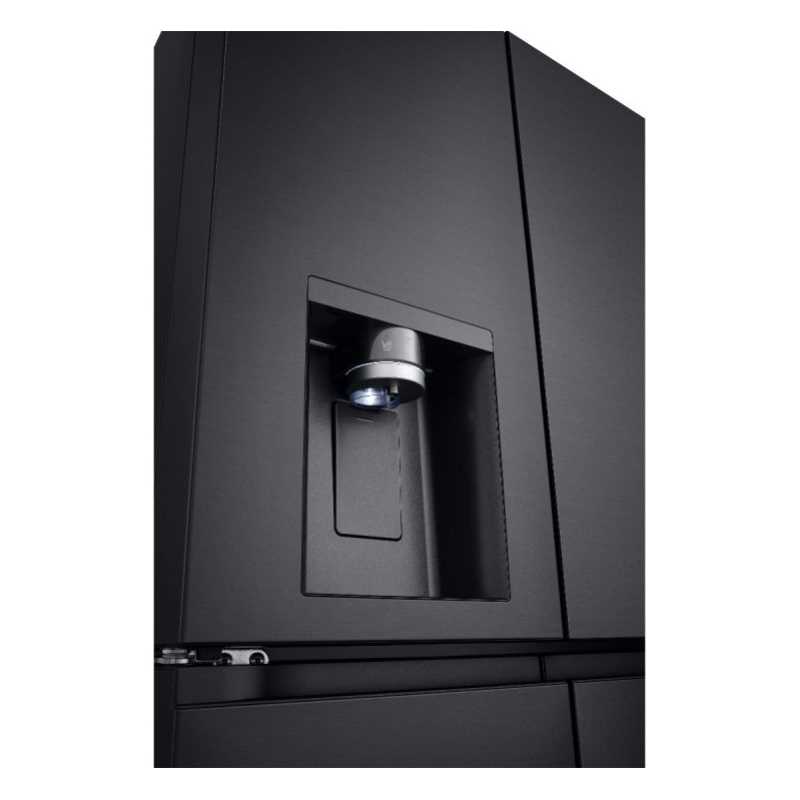 מקרר 4 דלתות מקפיא תחתון LG GR-930BDIS נירוסטה מושחרת יבואן רשמי – תמונה 3