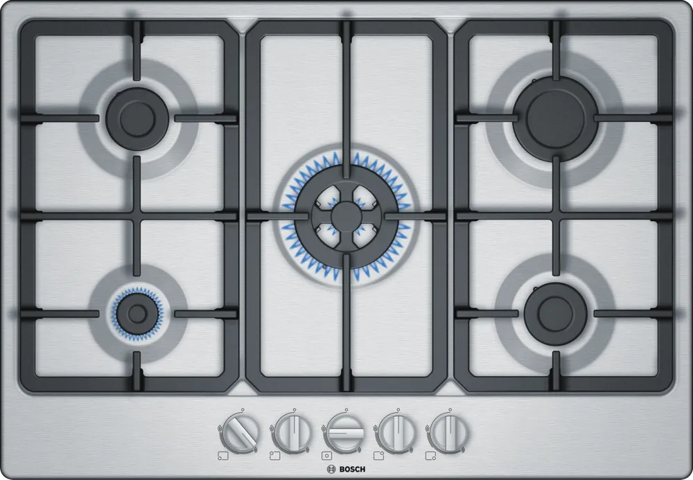 כיריים גז 75 ס”מ 5 להבות בוש Bosch PGQ7B5K90 דגם 2025!!!