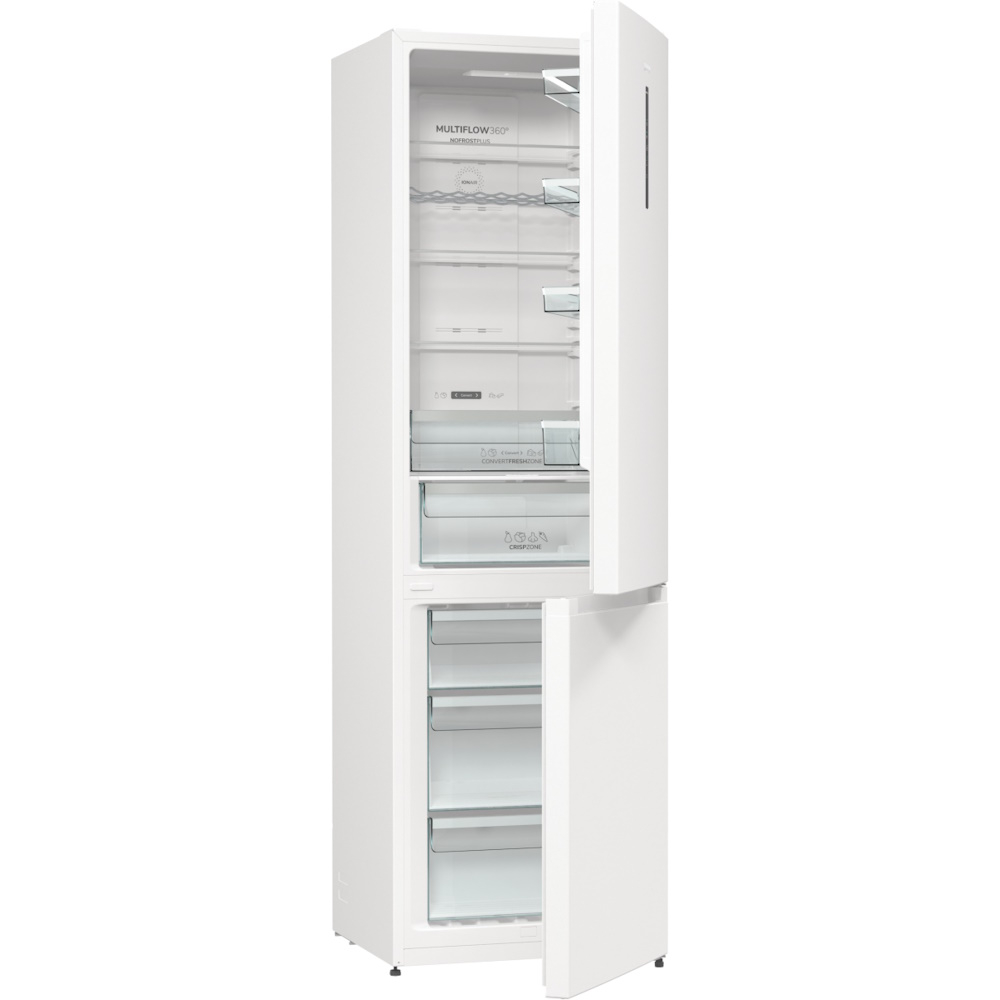 מקרר מקפיא תחתון NRK6202AW4 בודד Gorenje 331 ליטר גורנייה – תמונה 2