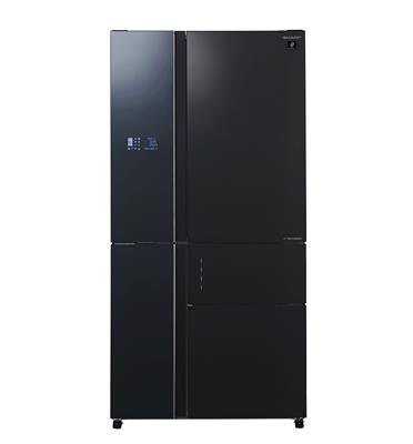 מקרר 5 דלתות  שארפ דגם SJ-R9731 זכוכית שחורה Sharp מבצע מטורף!!!