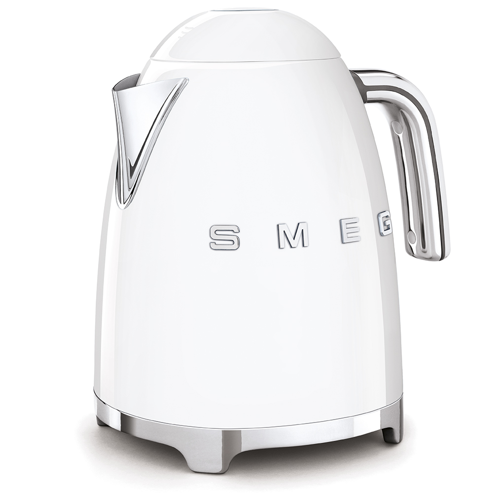קומקום חשמלי בצבע לבן מסדרת 50’s Retro Style,מבית SMEG דגם KLF03WHEU במלאי!!! – תמונה 3