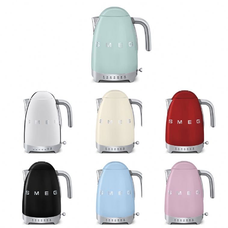 קומקום חשמלי בצבע שמנת מסדרת 50’s Retro Style,מבית SMEG דגם KLF03CREU במלאי!!! – תמונה 3