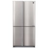 מקרר 4 דלתות מקפיא תחתון – 610 ליטר Sharp שארפ SJ-9170-SL נירוסטה כולל ICE MAKER