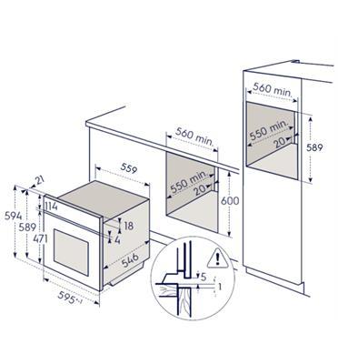 תנור אפיה ELECTROLUX EOH6426K – תמונה 3