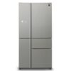מקרר 5 דלתות דגם SJ-R9733 זכוכית כסופה Sharp יבואן רישמי ראלקו