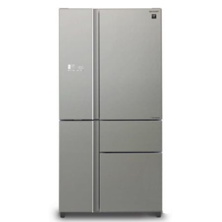 מקרר 5 דלתות דגם SJ-R9733 זכוכית כסופה Sharp יבואן רישמי ראלקו