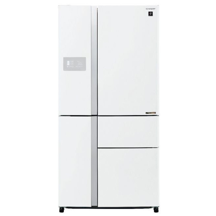 מקרר 5 דלתות ‏מקפיא תחתון Sharp דגם SJ-9630WH לבן יבואן רשמי