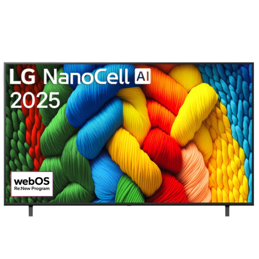 טלוויזיה חכמה 86" LG Nano Cell  אל ג'י 86NANO80A6A  אחריות יבואן רישמי ח.י