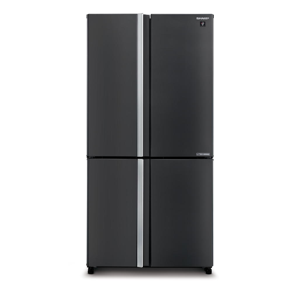 מקרר 4 דלתות מקפיא תחתון – 610 ליטר Sharp שארפ SJ-9270-SL נירוסטה מושחרת כולל ICE MAKER - יבואן רישמי!!!