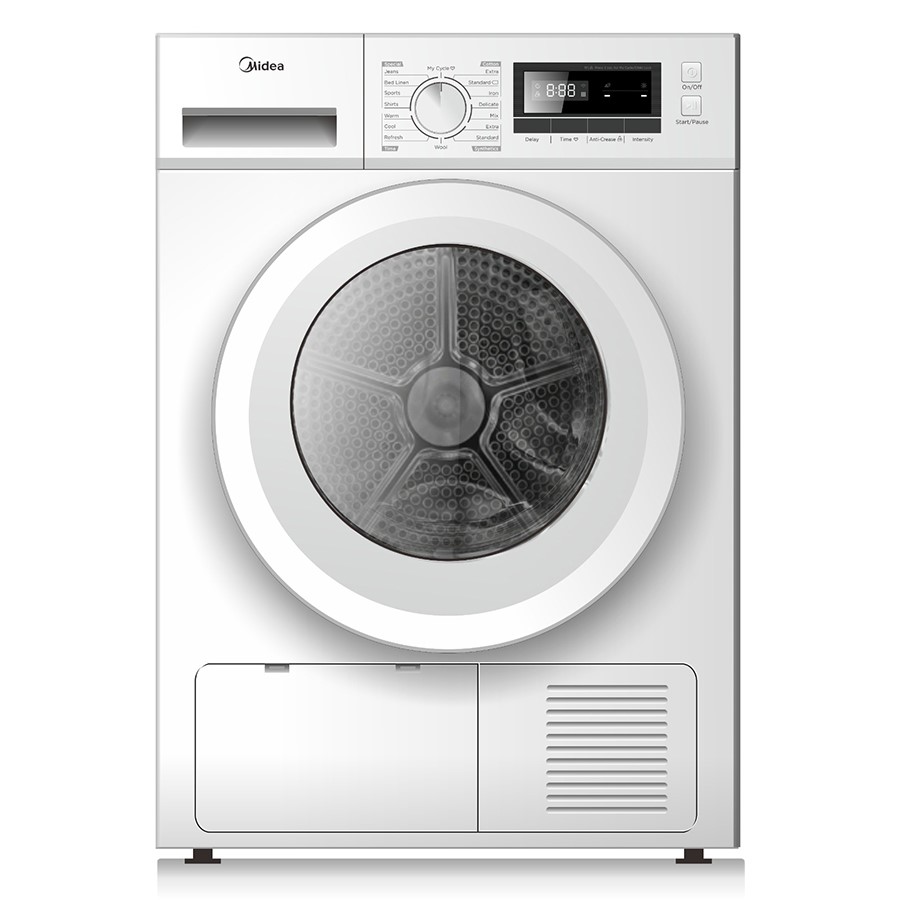 מייבש כביסה קונדנסור 8 קג Midea דגם MDG80C05