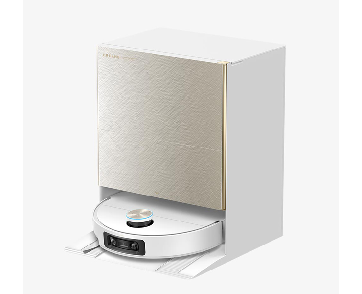 ‏שואב אבק רובוטי Dreame X60 Ultra Complete WHITE יבואן רשמי - לבן