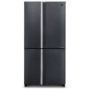 מקרר 4 דלתות 89.2 ס”מ מבית SHARP שארפ דגם SJ-8570SL נירוסטה מושחרת