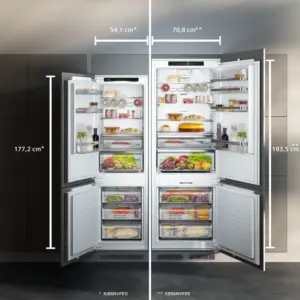 מקררים אינטגרלים רוחב 70 סמ