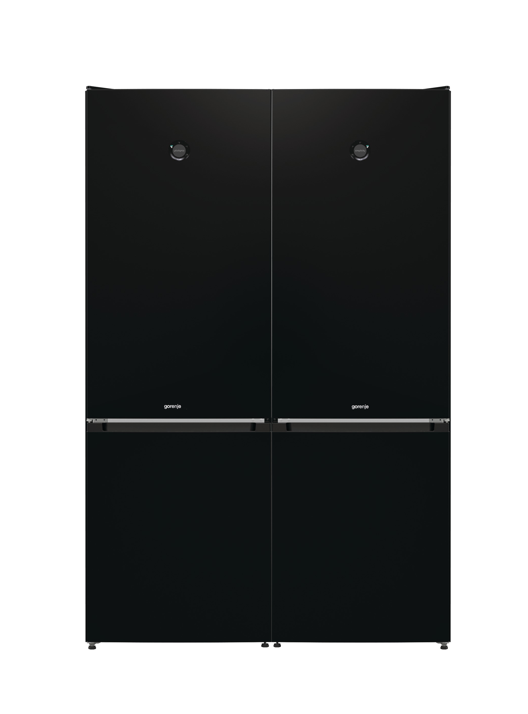 מקרר 1.20 מקפיא תחתון רוחב 1.20 סמ קו אפס Gorenje NRK6192ABK4 חדש דגם 2025