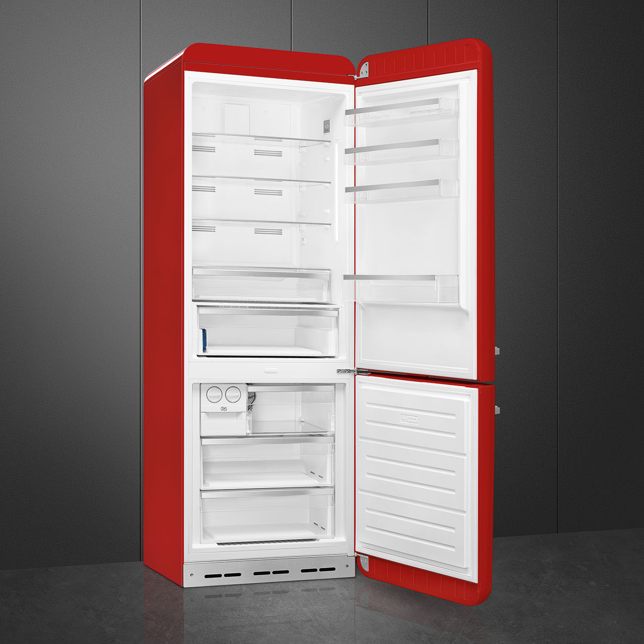מקרר מקפיא תחתון רטרו מסדרת 50’Retro Style מבית SMEG דגם FAB38 – תמונה 2