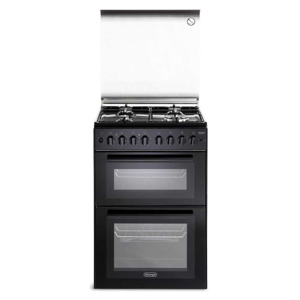 תנור משולב כיריים גז - 4 להבות Delonghi דגם DCS120EDN שחור דגם 2026!!! - מבצע מטורף !!!